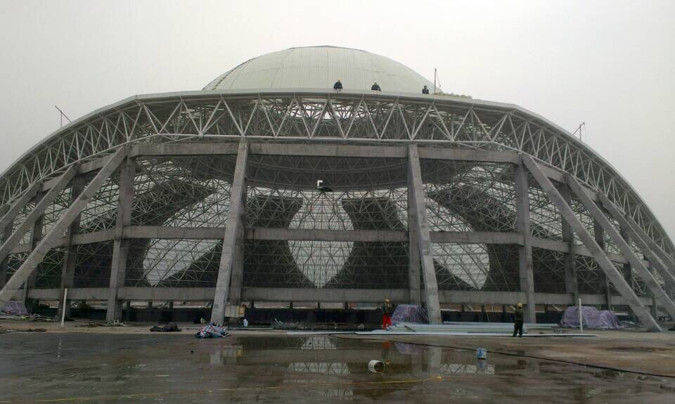 鸡西温泉馆网架工程